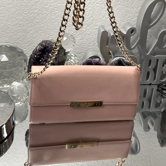 Auth CARTIER Love Collection Long Blush Pink Wallet/crossbody, EUC,RARE - Picture 5 of 17